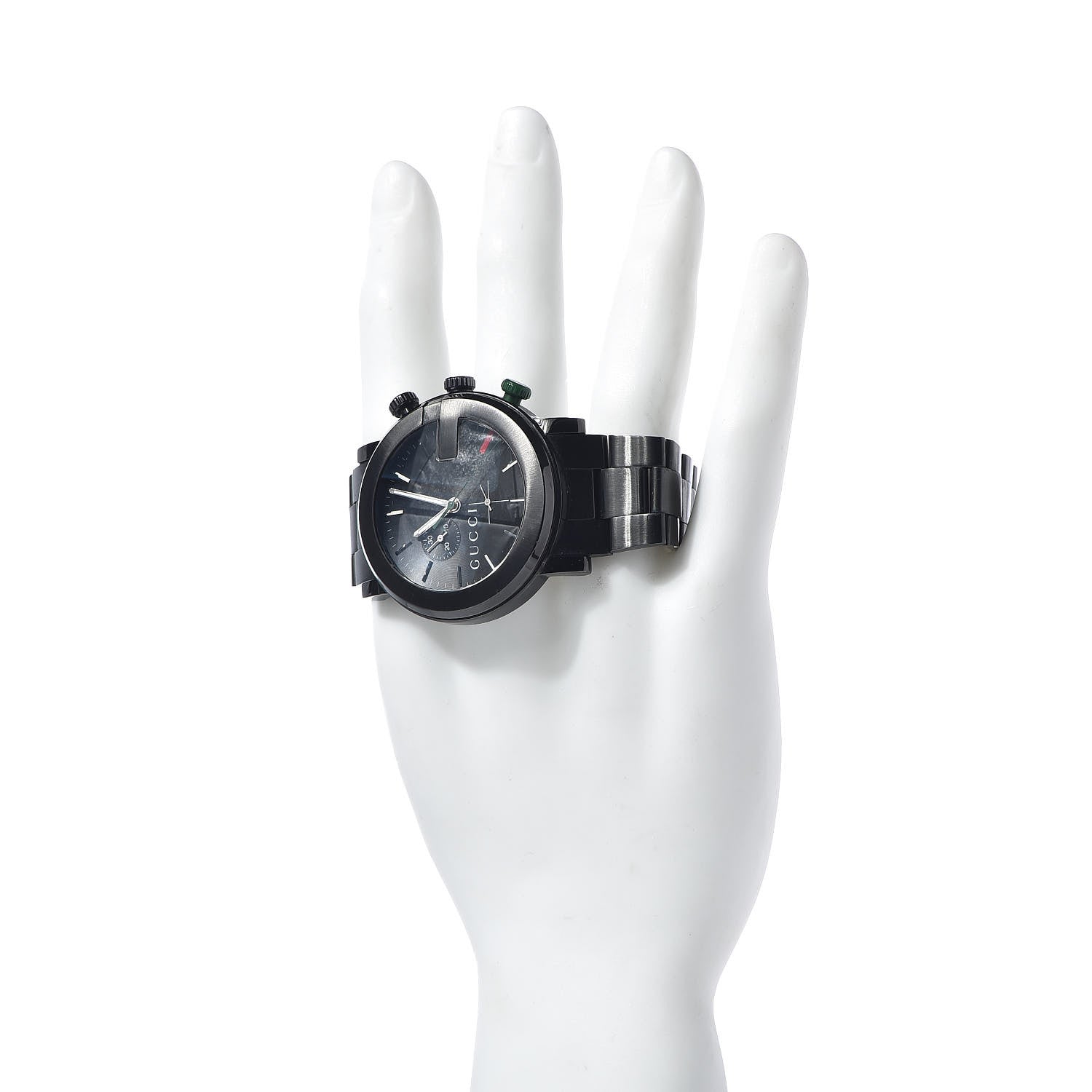 Gucci PVD Stainless Steel 44mm 101M G-Chrono Quartz Watch Black 2 of 8