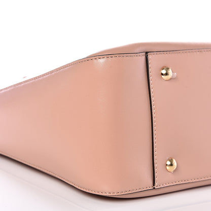 Fendi Vitello Glacier Small FF Tote Rosa Bourbon 7 of 10