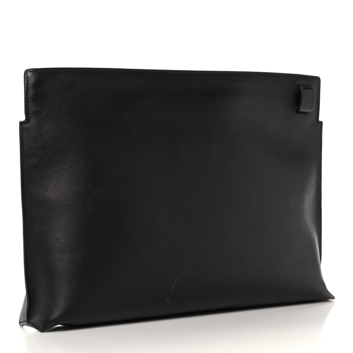 Calfskin T Pouch Black