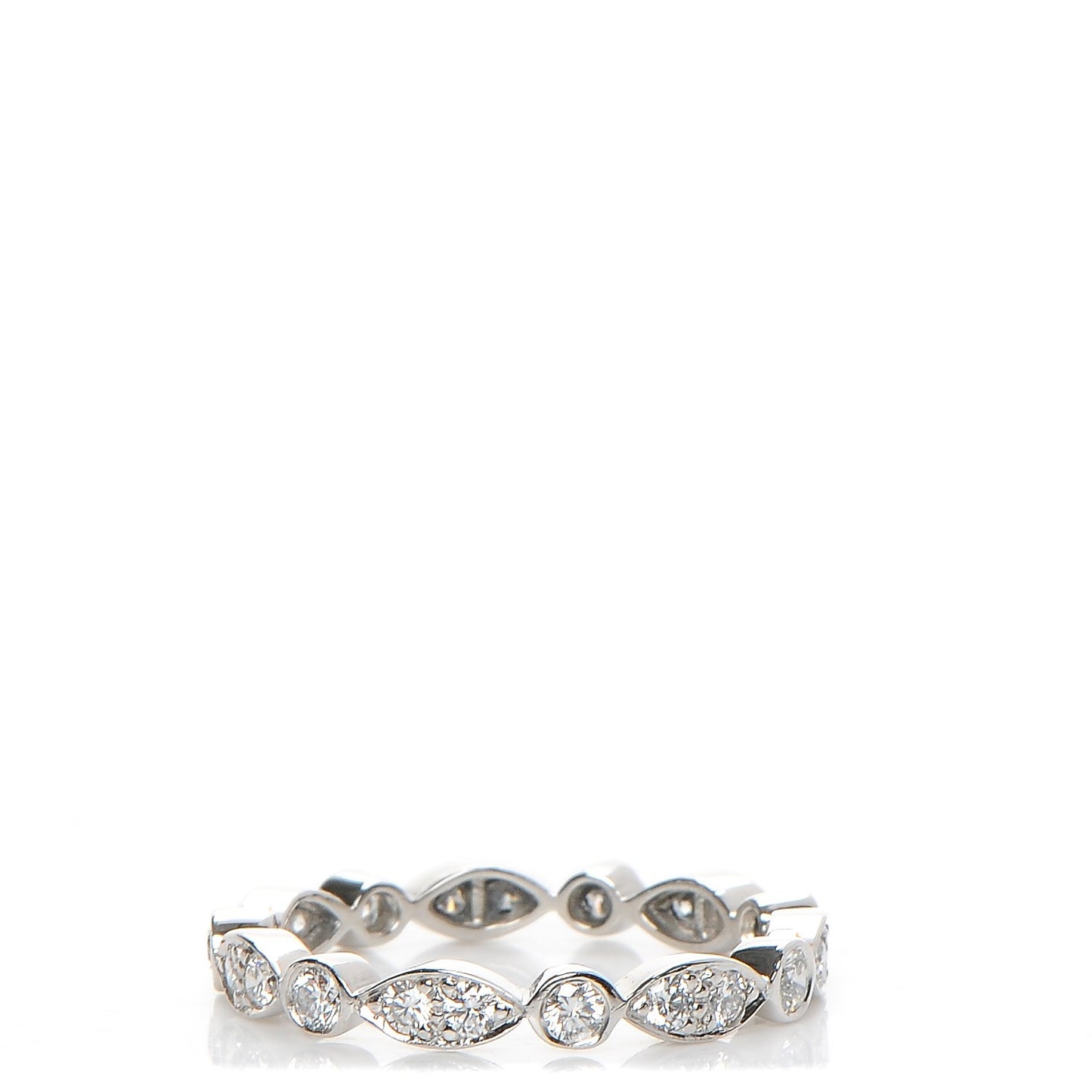 Platinum Diamond Jazz Ring 7