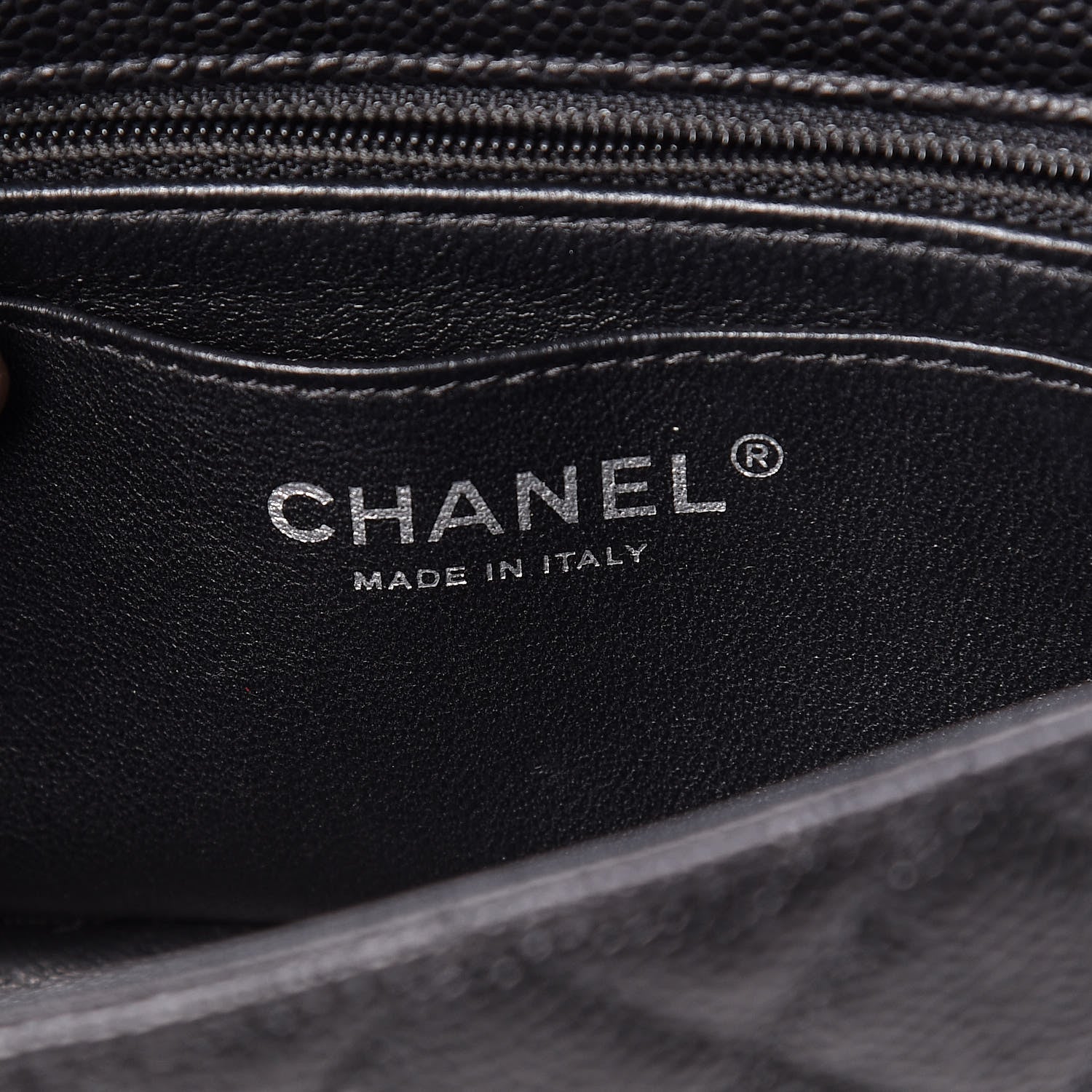 Chanel Caviar Quilted Mini Rectangular Flap Black 6 of 10