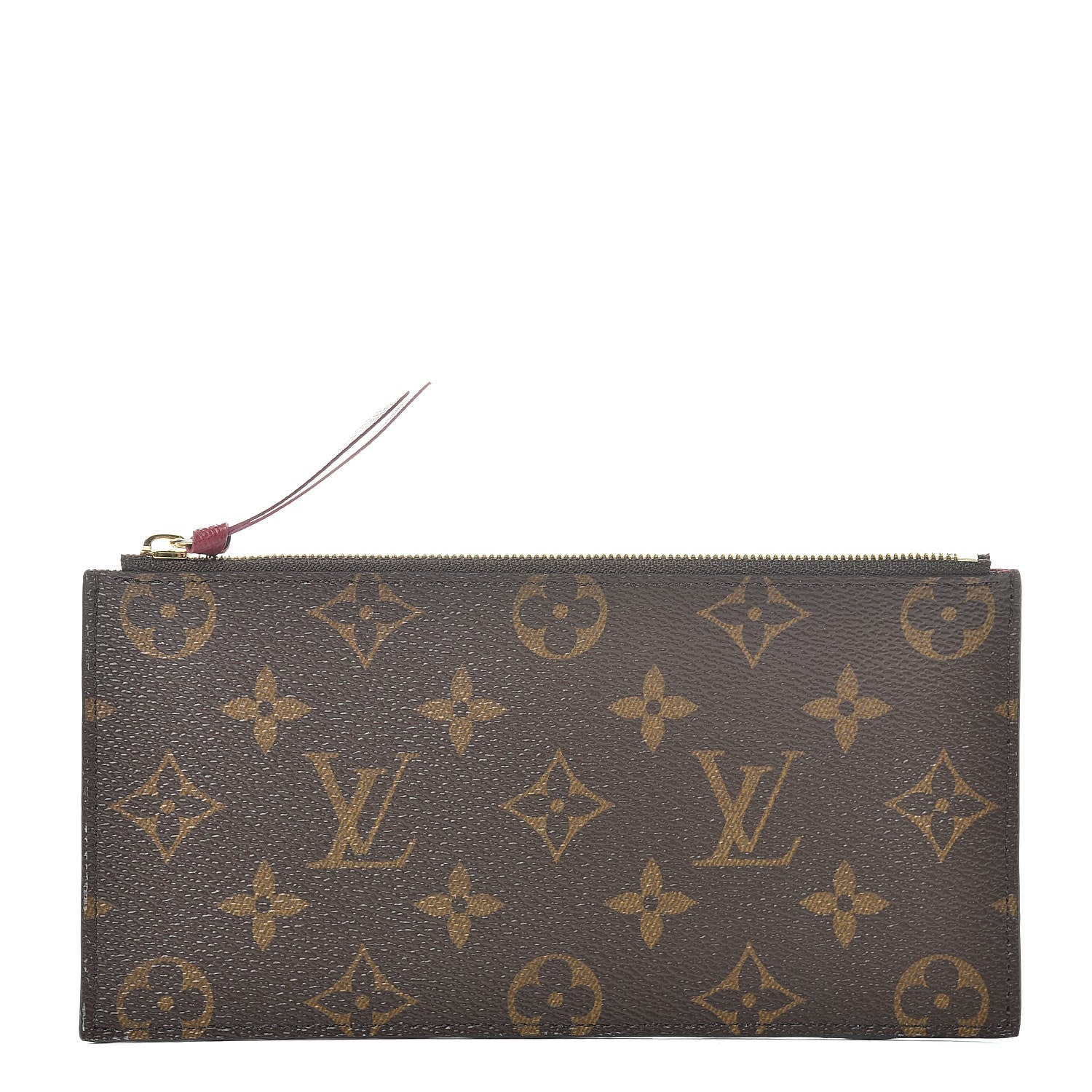 Louis Vuitton Monogram Felicie Chain Wallet Zippered Insert Fuchsia 1 of 6