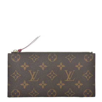 Louis Vuitton Monogram Felicie Chain Wallet Zippered Insert Fuchsia 1 of 6