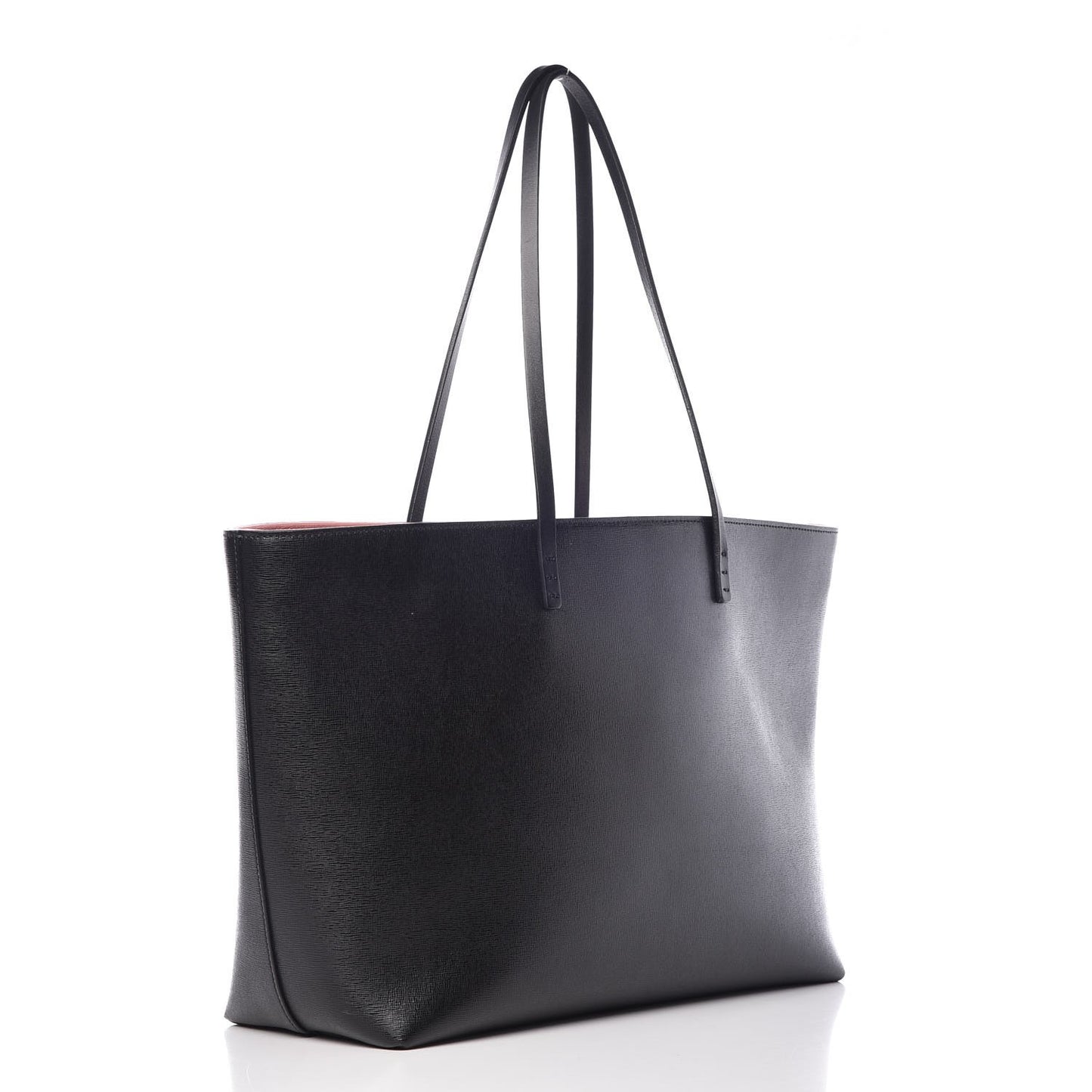 Vitello Elite Flowerland Medium Roll Tote Black