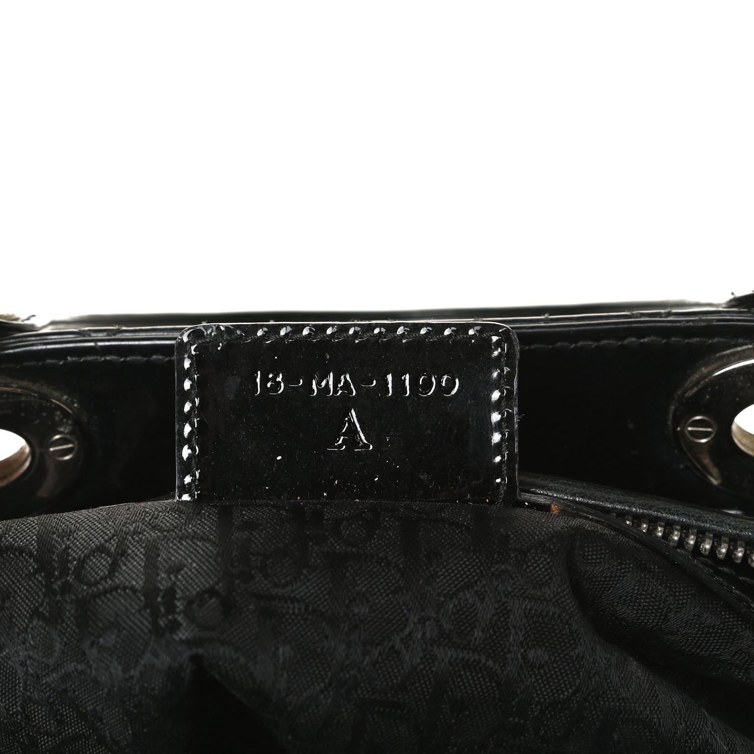 Christian Dior Patent Cannage Medium Lady Dior Black 7 of 16
