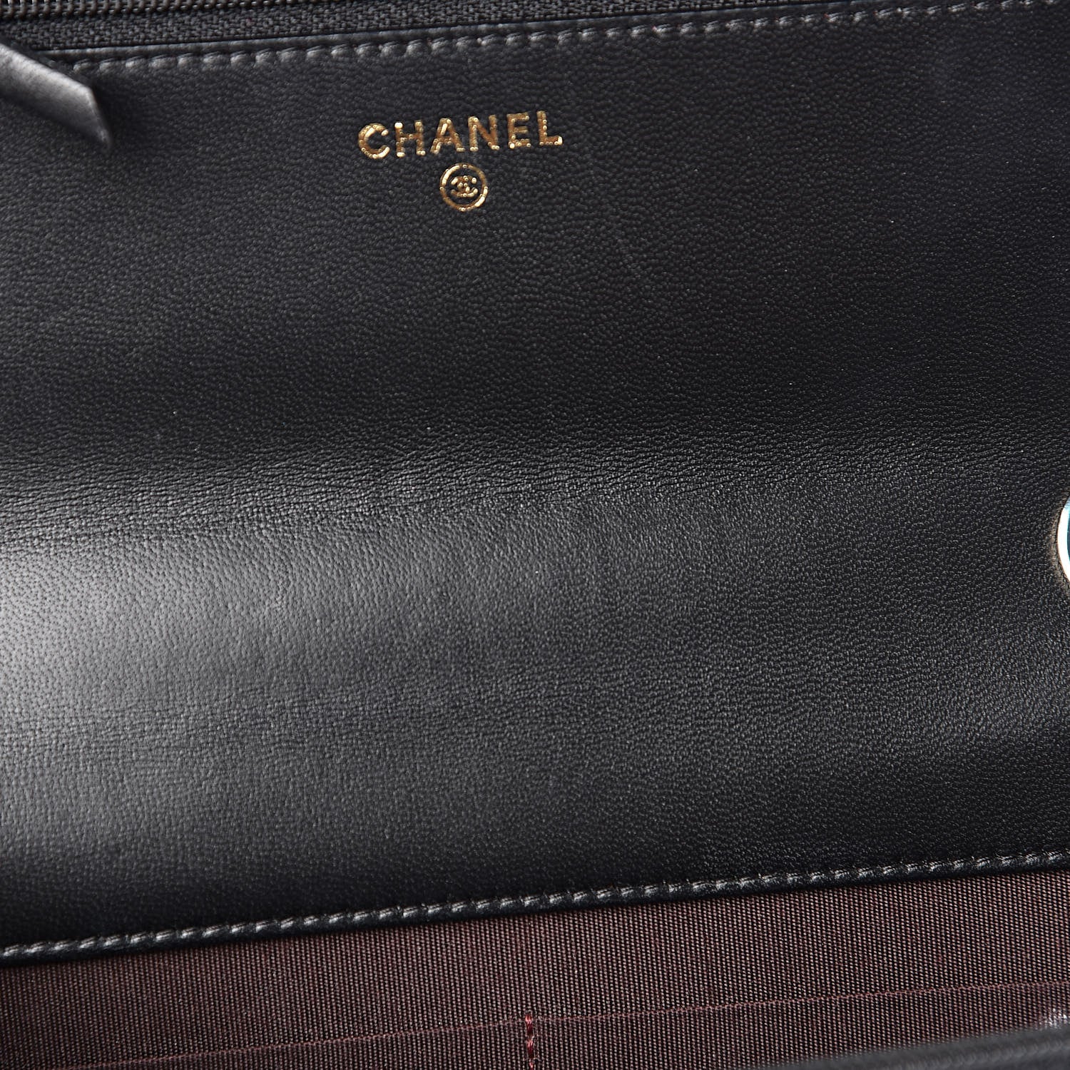 Chanel Lambskin Quilted Trendy CC Wallet On Chain WOC Black 9 of 13