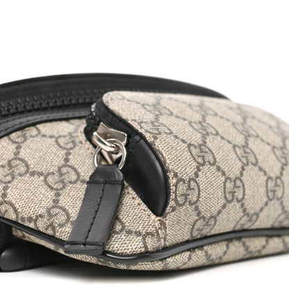 Gucci GG Supreme Monogram Belt Bag Black 8 of 9