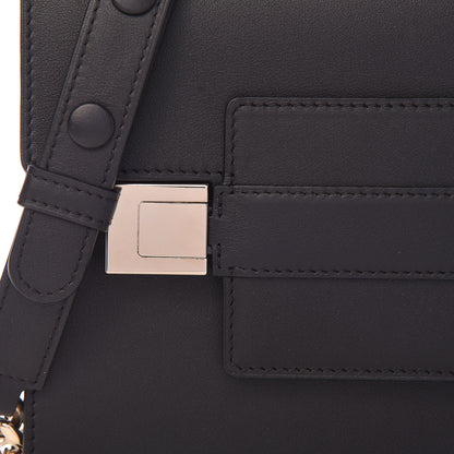 Delvaux Calfskin PM Madame Chaine Bag Black 8 of 11