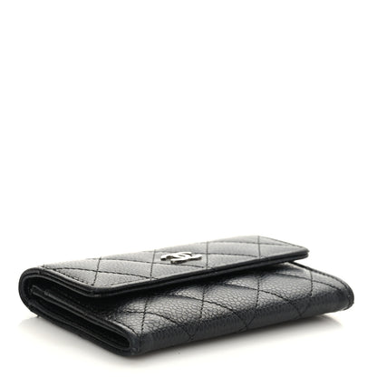 Chanel Caviar Quilted Flap Card Holder Black 4 of 10