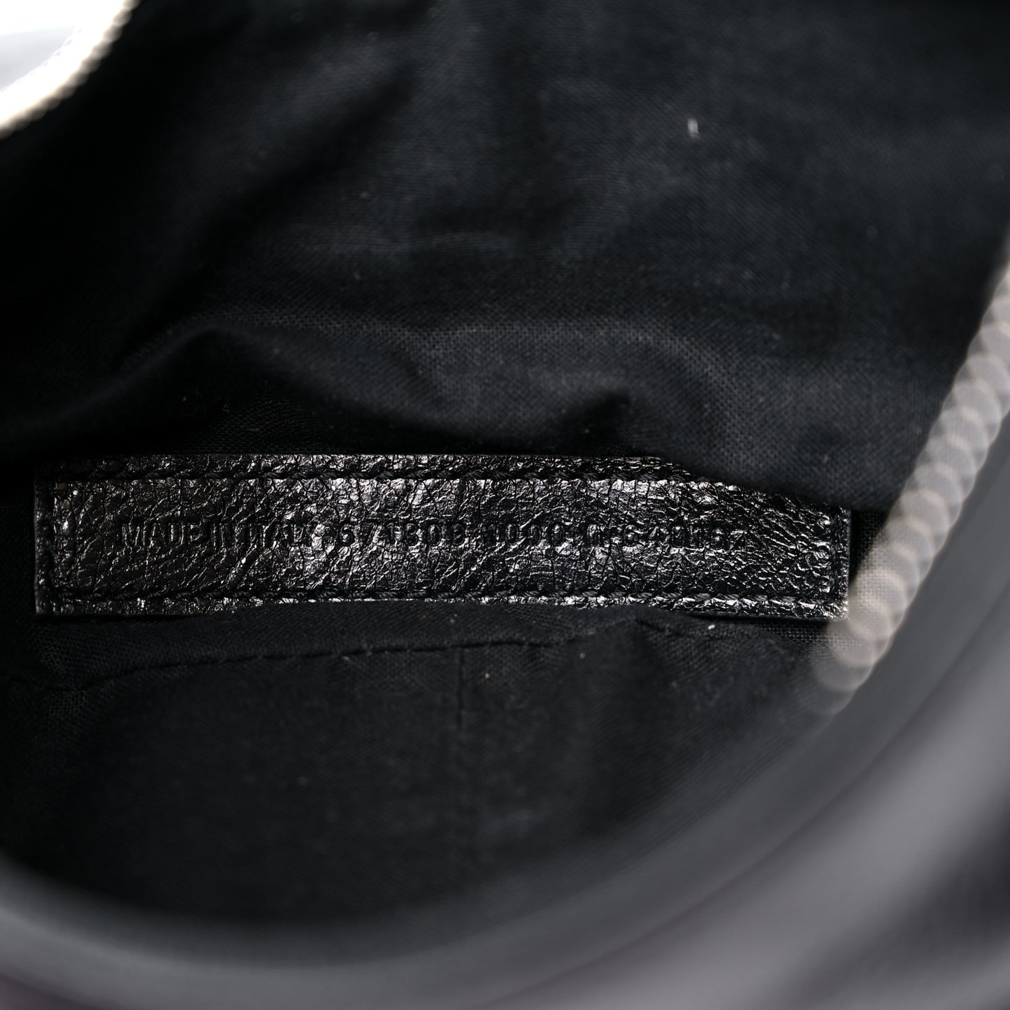 Agneau Arena Le Cagole Shoulder Bag XS Black