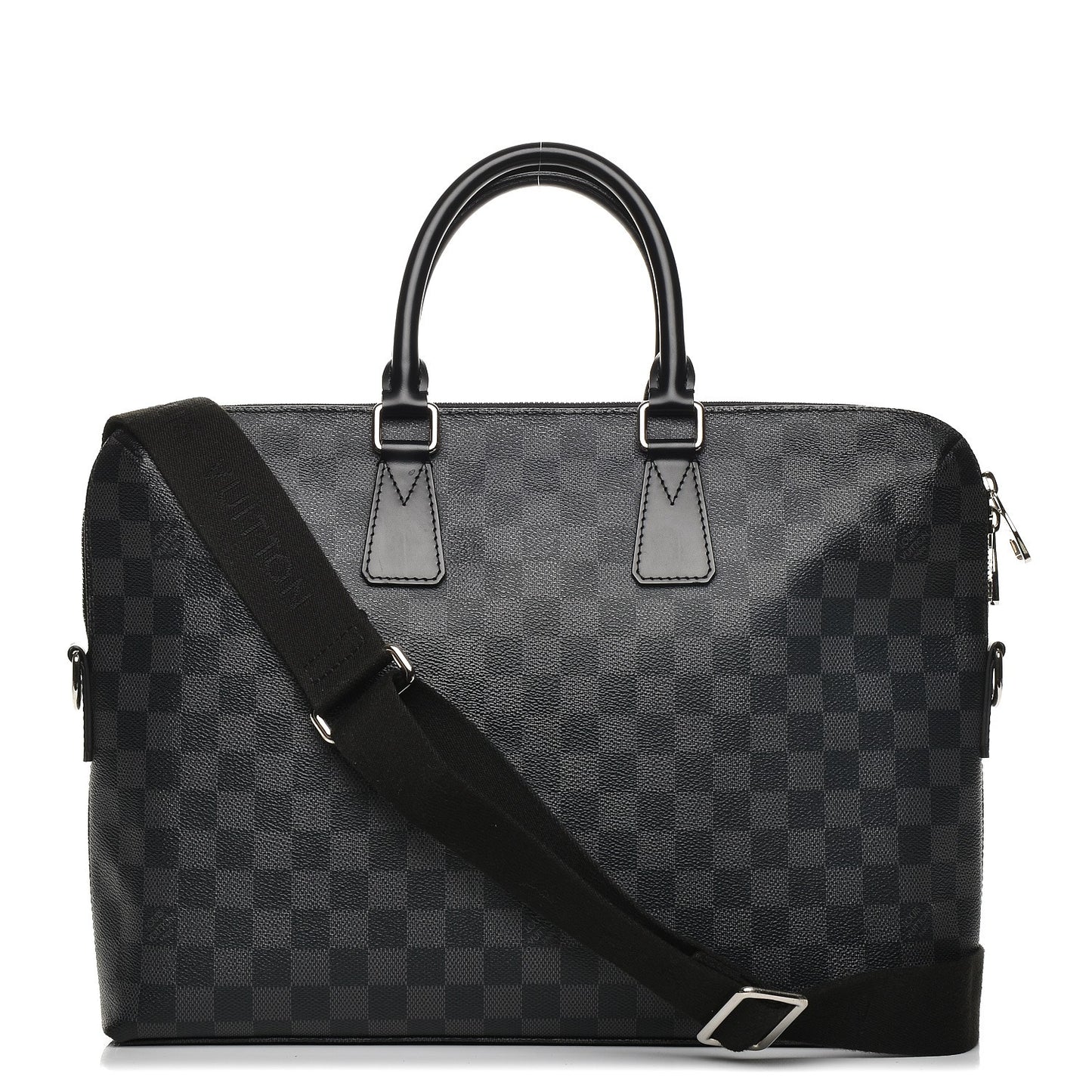 Damier Graphite Porte-Documents Jour