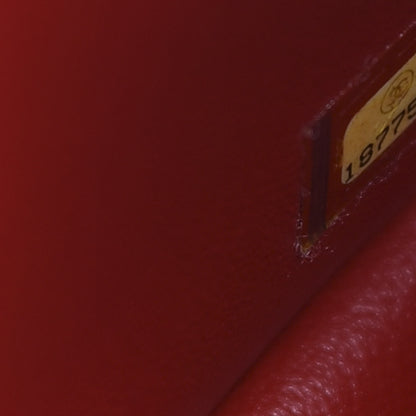 Chanel Caviar Quilted Maxi Double Flap Red 9 of 10