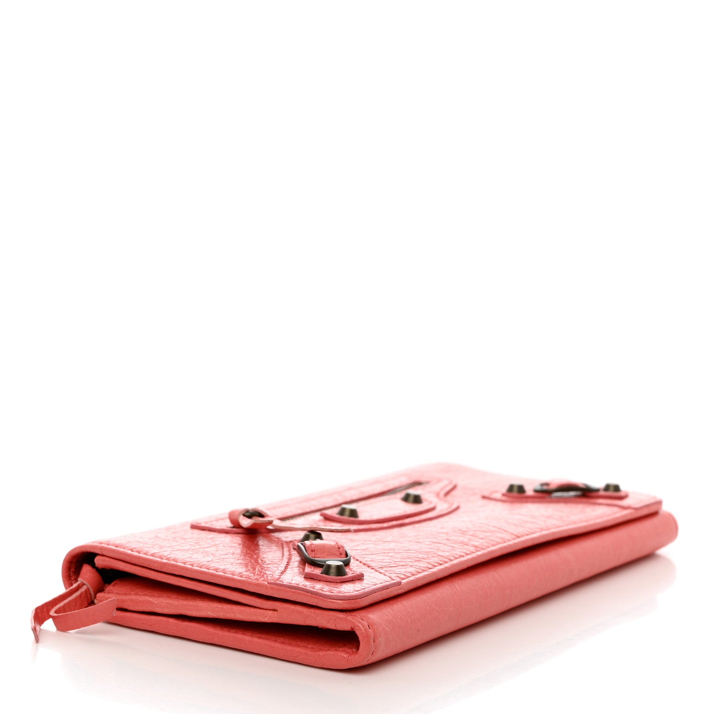 Agneau Classic Hardware Continental Zip Around Wallet Rose Jaipur