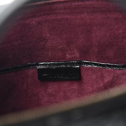 Nancy Gonzalez Crocodile Dome Satchel Black 10 of 13