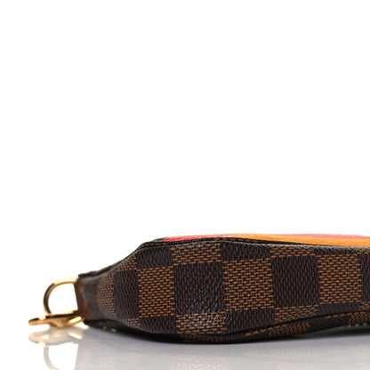 Louis Vuitton Damier Ebene 2015 Christmas Animation Mini Pochette Accessories 7 of 8