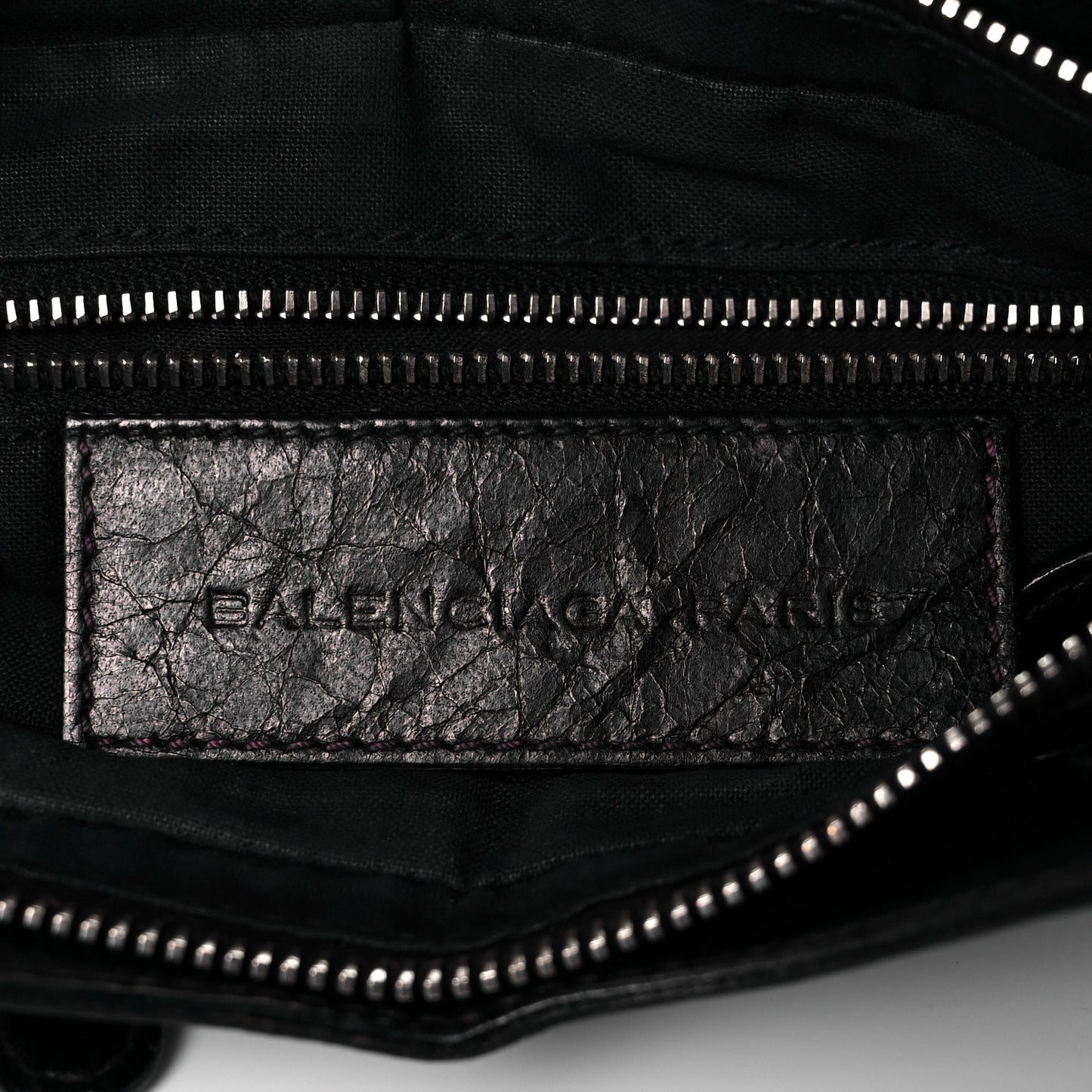 Agneau Giant 12 Silver Hardware Hip Black