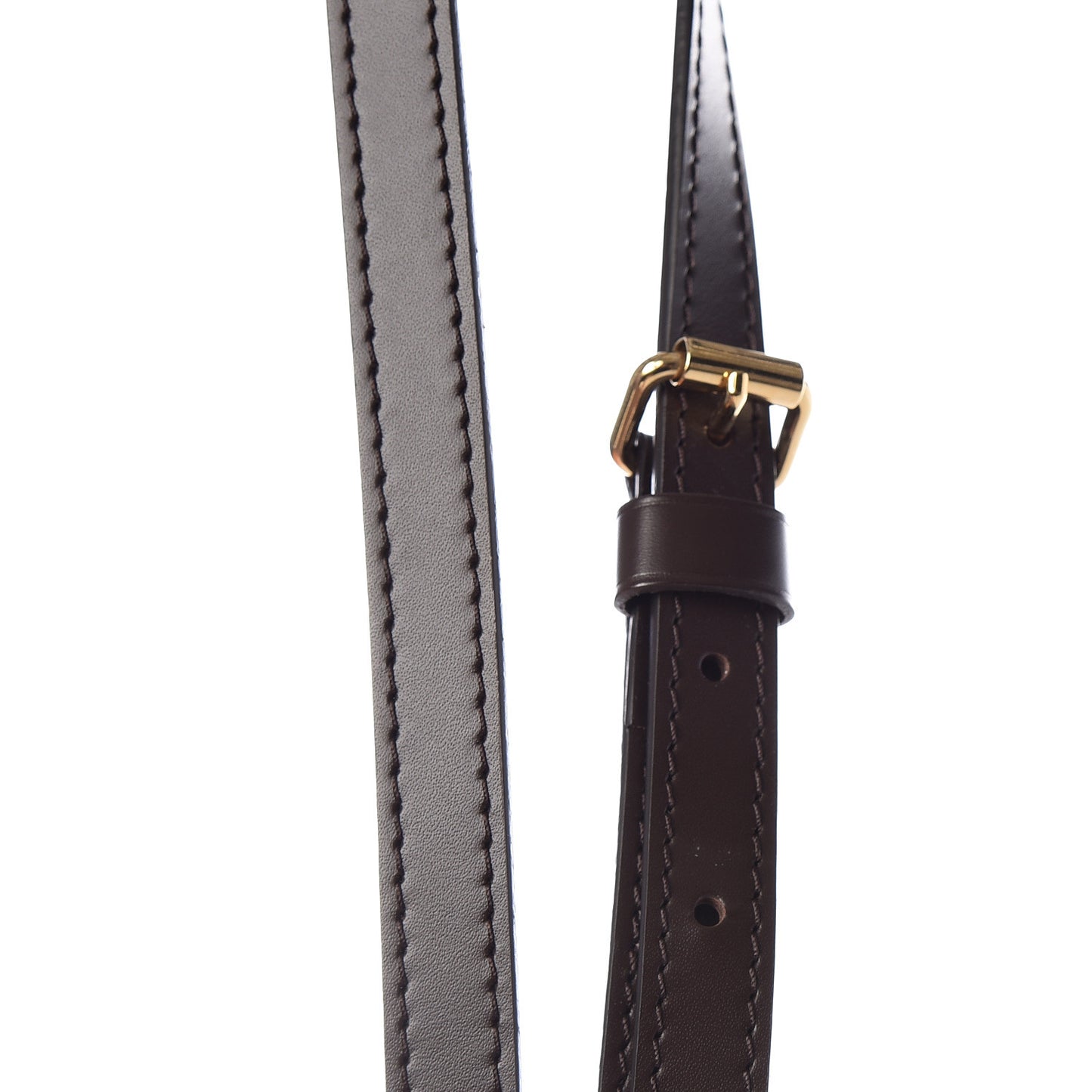 Calfskin 16mm Adjustable Shoulder Strap Brown