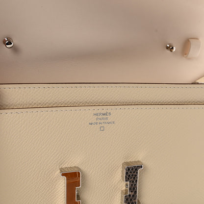 Hermes Epsom Alligator Lizard Constance Wallet To Go Nata 6 of 10