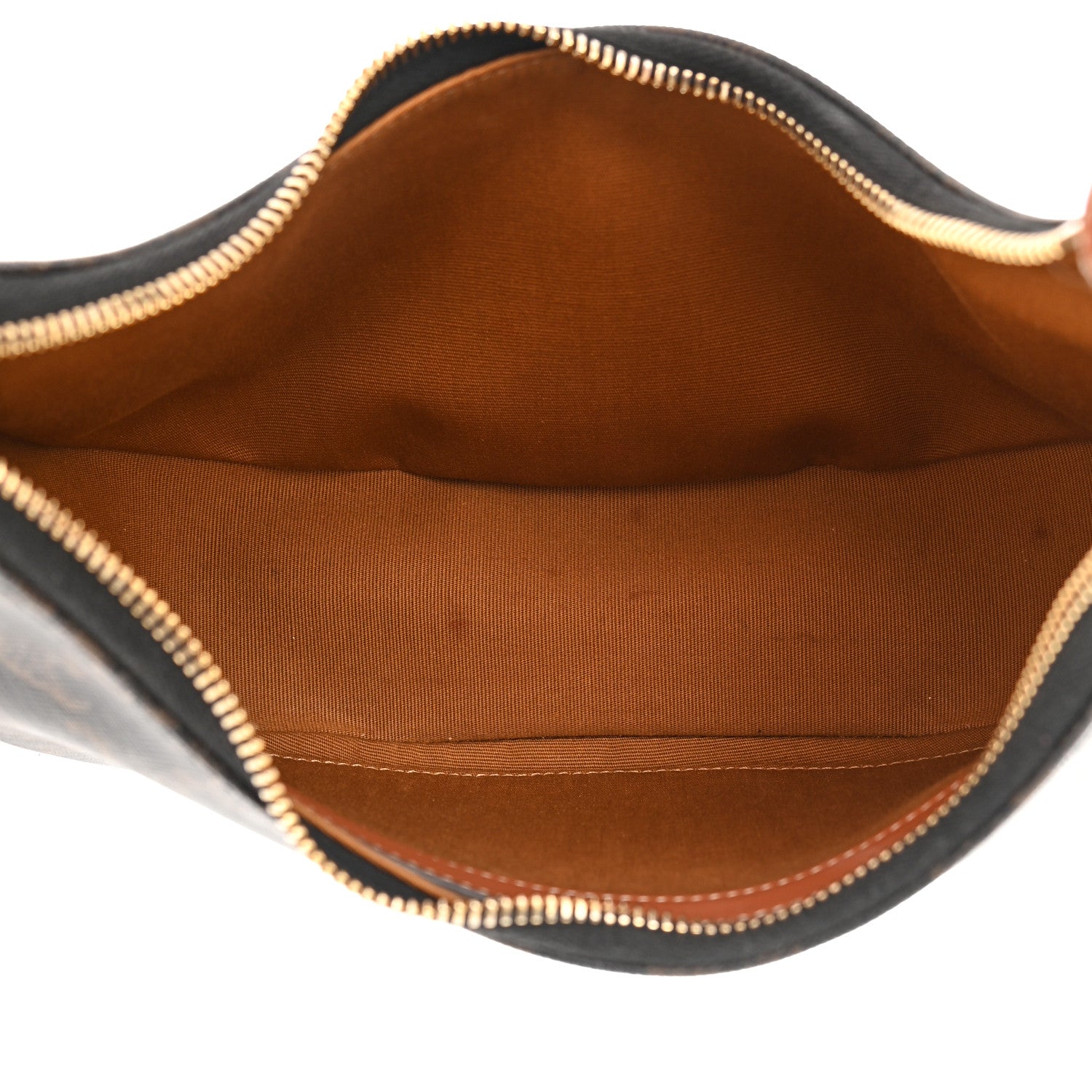 Celine Triomphe Canvas Calfskin Ava Shoulder Bag Tan 5 of 18