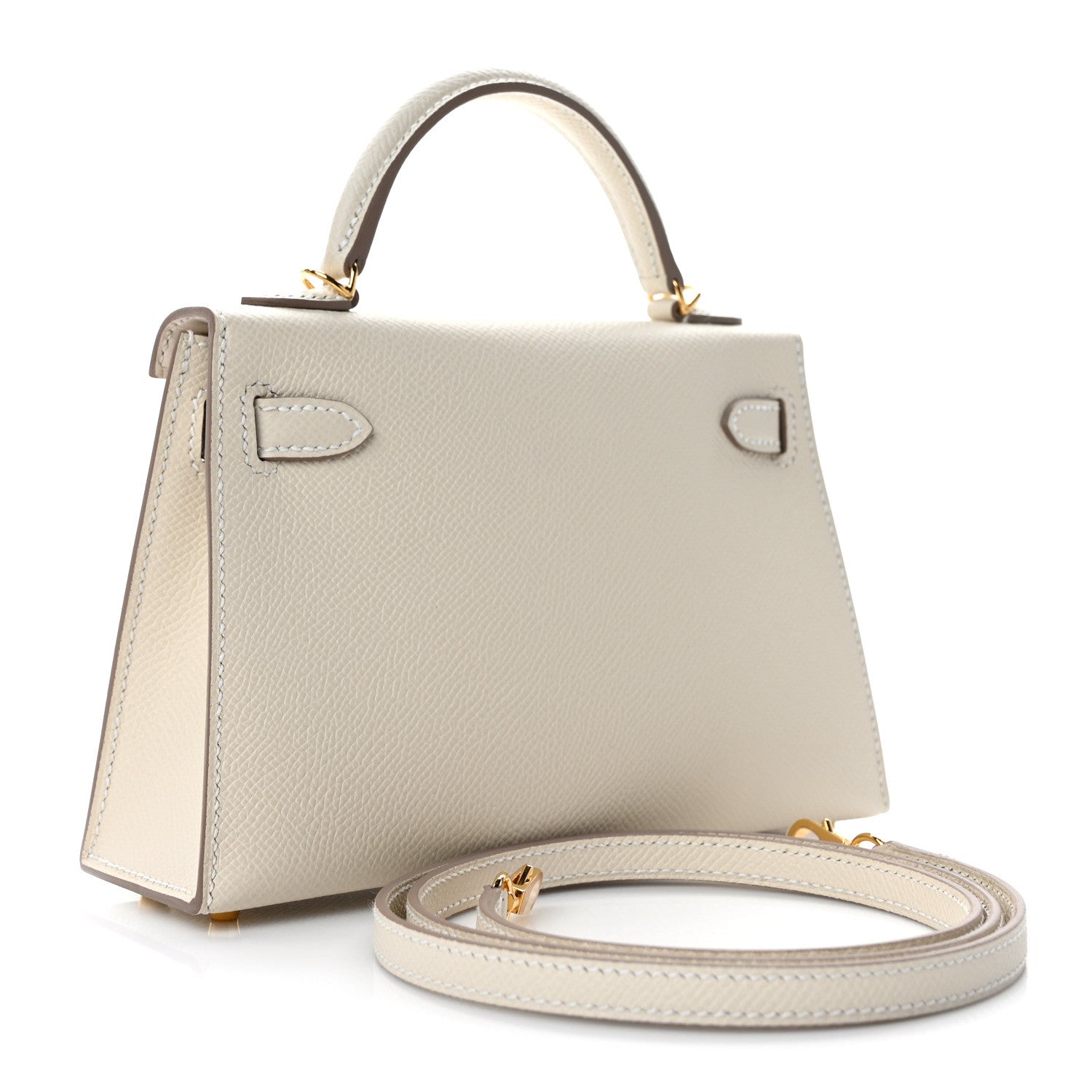 Hermes Epsom Mini Kelly Sellier 20 Craie 3 of 9