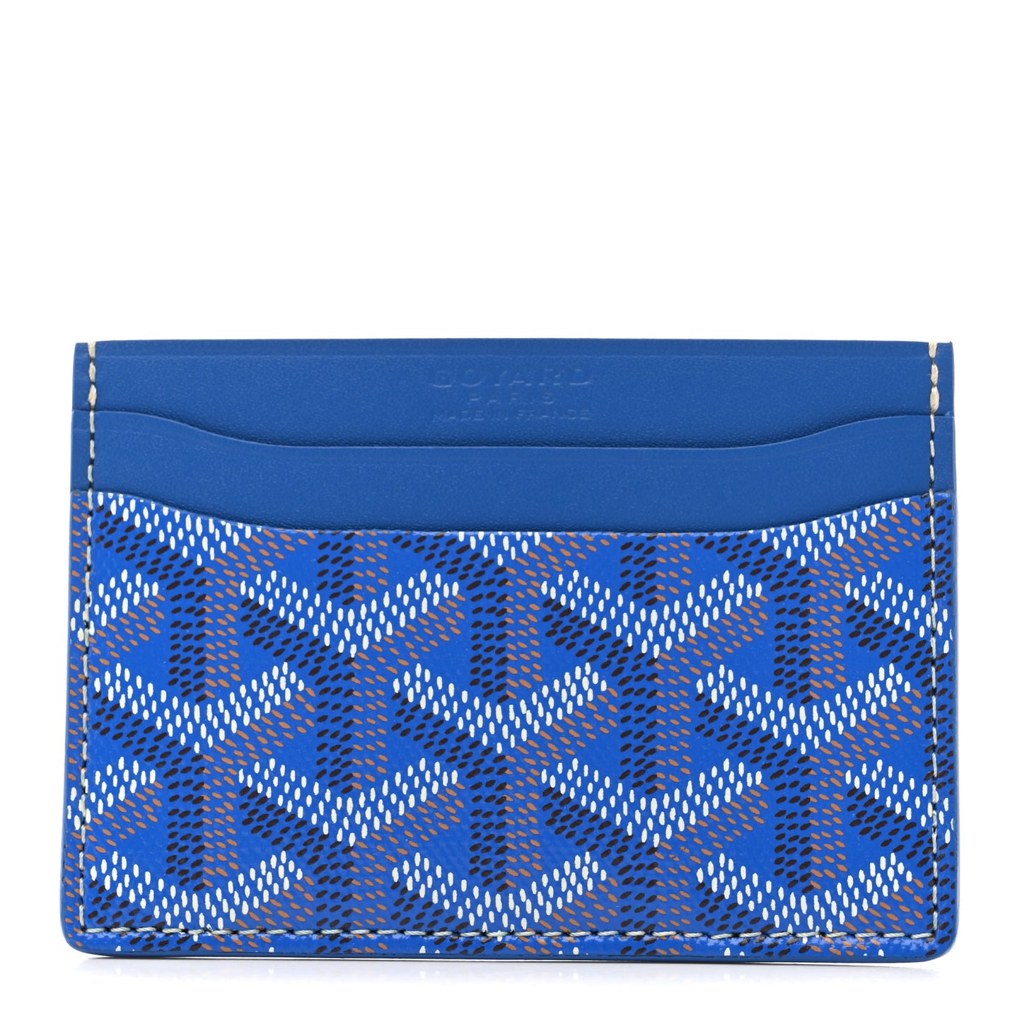 Goyardine Saint Sulpice Card Holder Sky Blue
