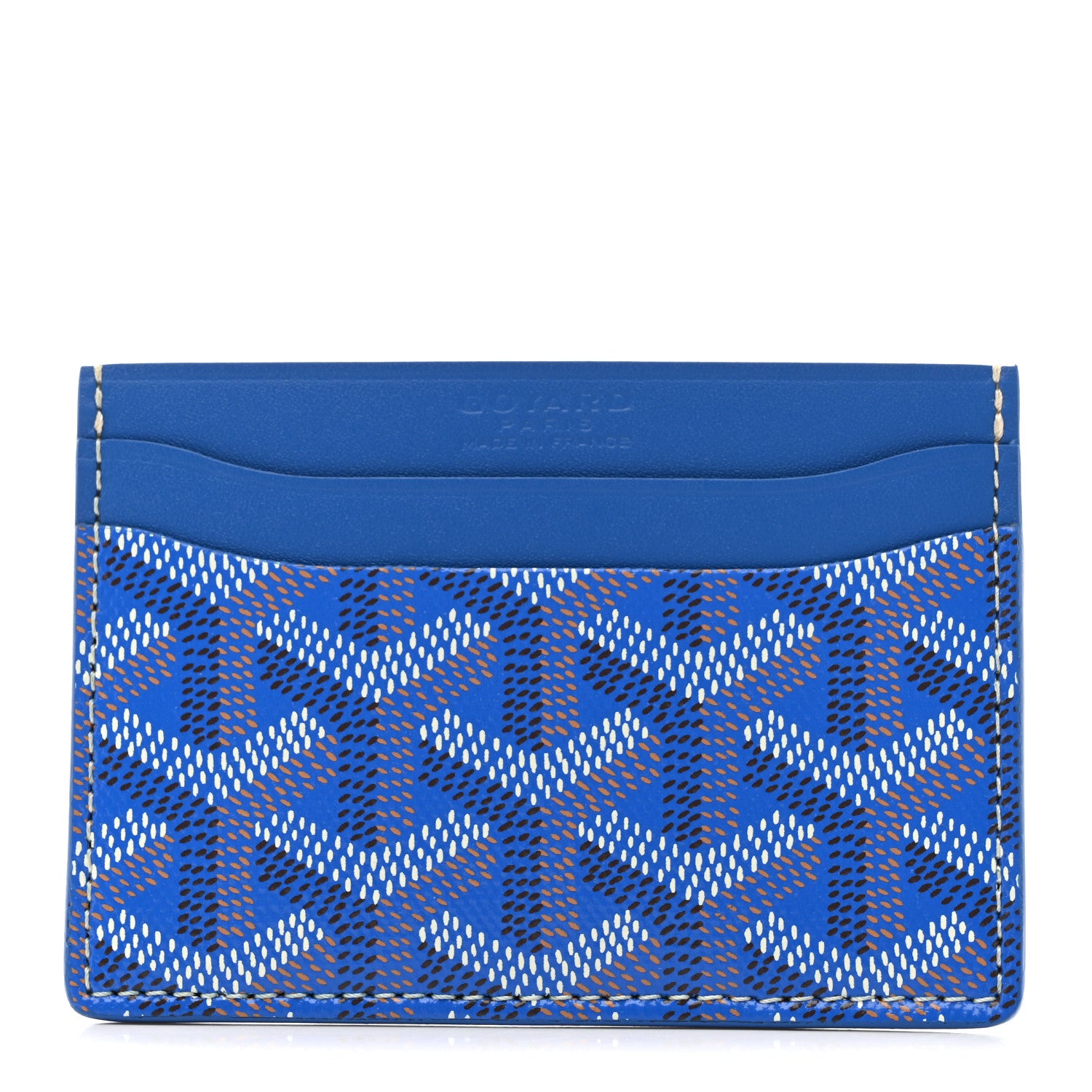 Goyard Goyardine Saint Sulpice Card Holder Sky Blue 1 of 8