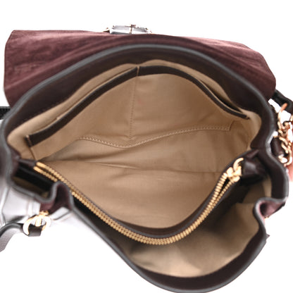 Chloe Calfskin Small Faye Day Shoulder Bag Carbon Brown 4 of 12