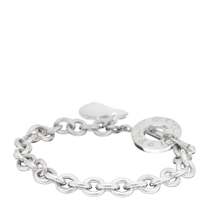 Tiffany Sterling Silver Heart Tag Toggle Bracelet 2 of 3