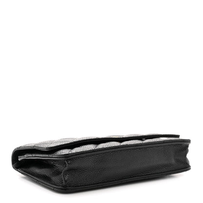 Chanel Caviar Quilted Wallet on Chain WOC Black 4 of 13