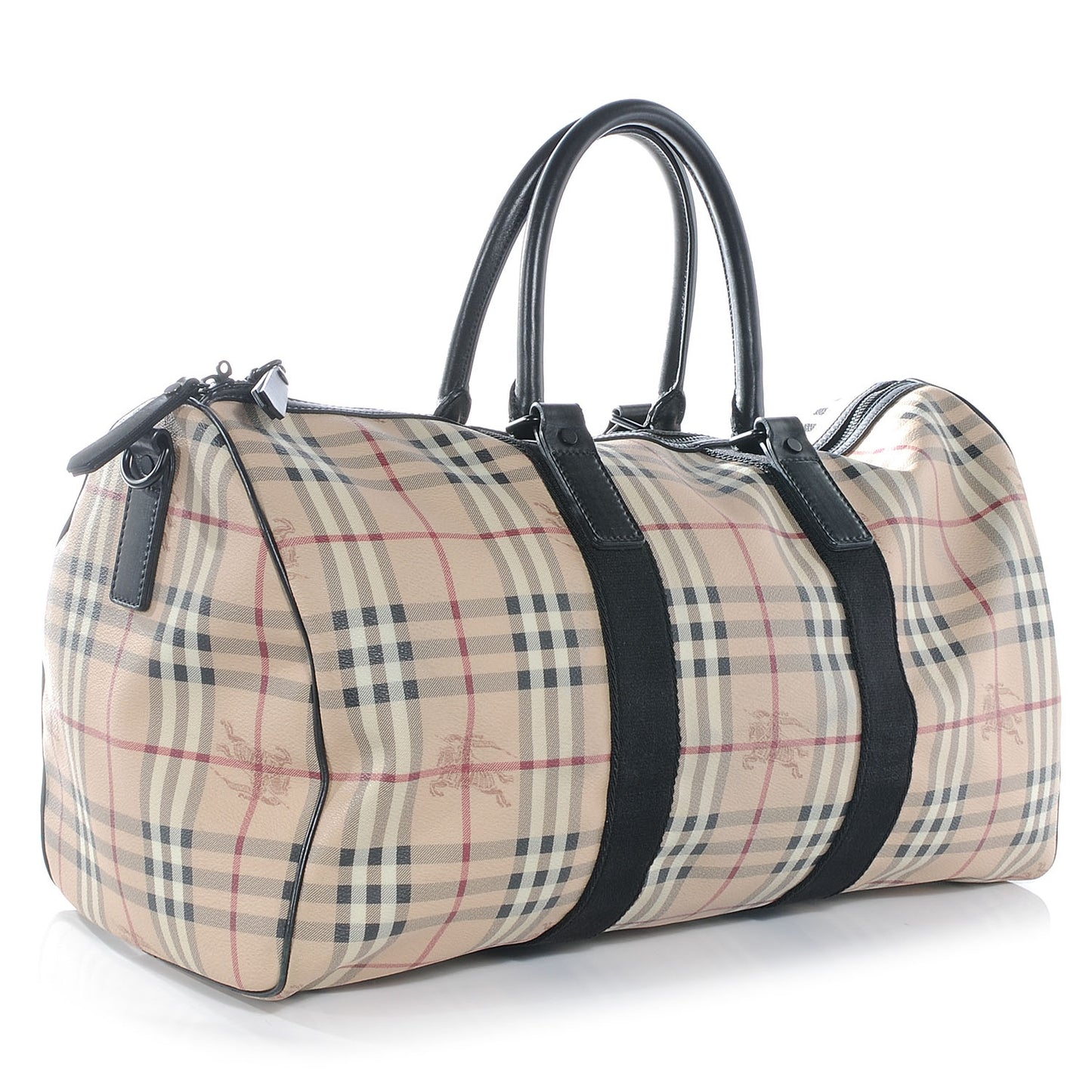 Haymarket Check Duffle Bag Black