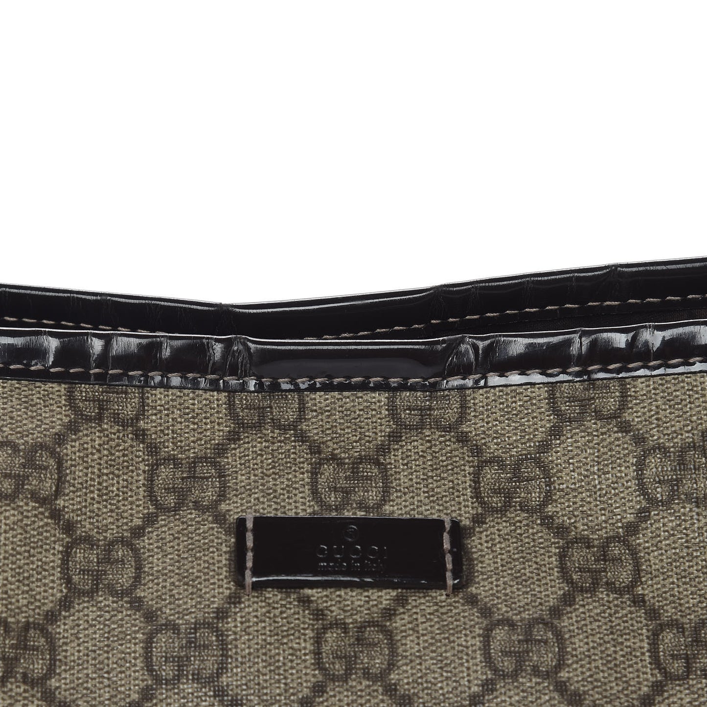 GG Plus Monogram Medium Joy Tote Dark Brown