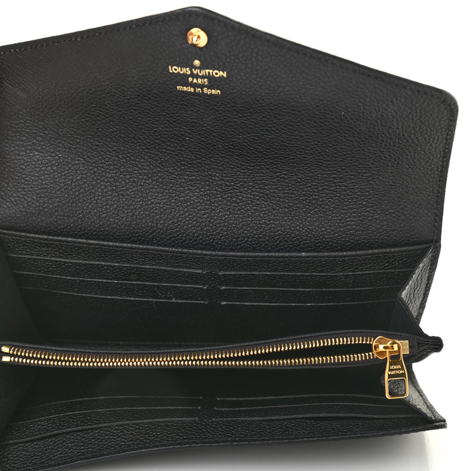 Louis Vuitton Empreinte Sarah Wallet NM Black 5 of 10