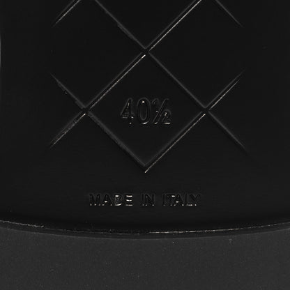 Chanel Lambskin Quilted Turnlock Flat Mules 40.5 Black 8 of 10