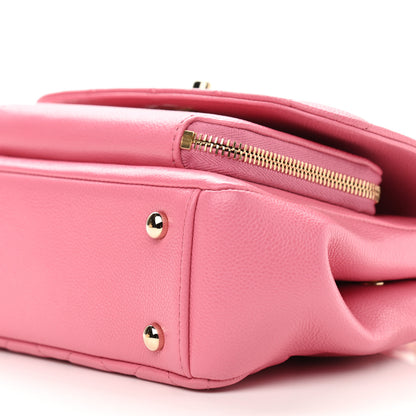 Chanel Caviar Quilted Small Business Affinity Flap Pink 9 of 9