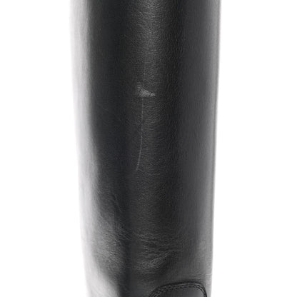 Hermes Box Kelly Jumping Boots 37 Black 15 of 23