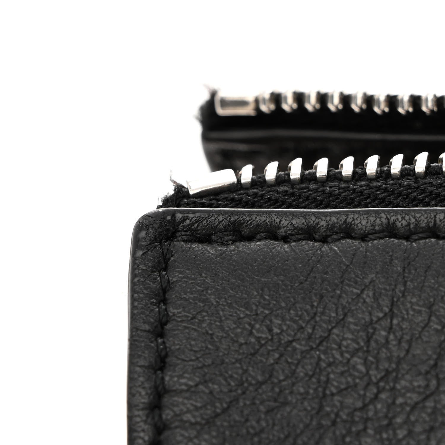 Celine Smooth Calfskin Tri-Fold Clutch on Chain Black 12 of 12