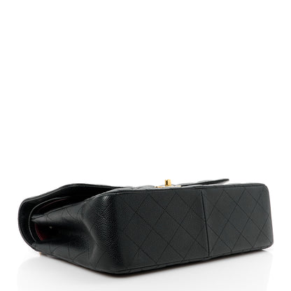 Chanel Caviar Quilted Jumbo Double Flap Black 4 of 12