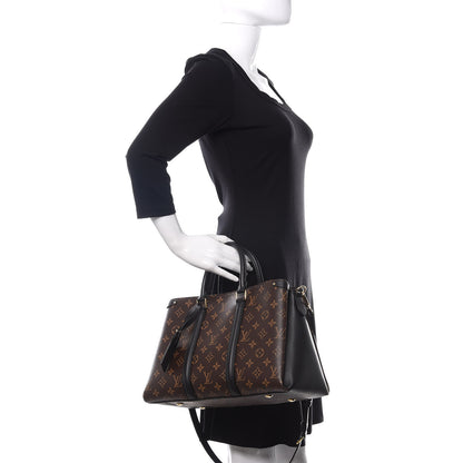 Louis Vuitton Monogram Soufflot MM Black 3 of 10