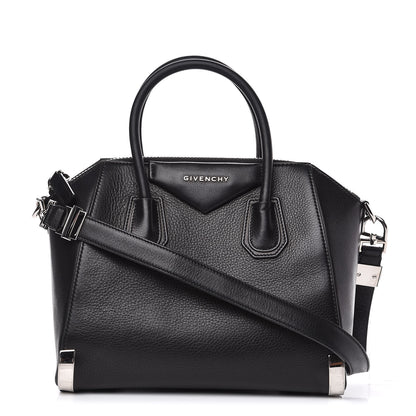Givenchy Sugar Goatskin Small Metal Corner Antigona Black 1 of 16