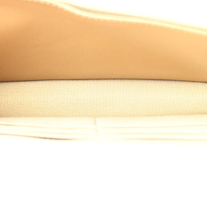 Chanel Lambskin Quilted CC Pearl Crush Wallet on Chain WOC Light Beige 5 of 14