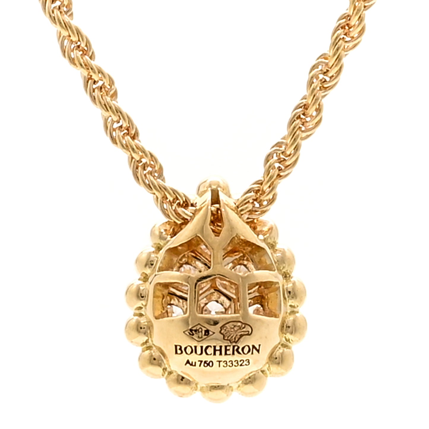 18K Yellow Gold Diamond XS Serpent Boheme Necklace