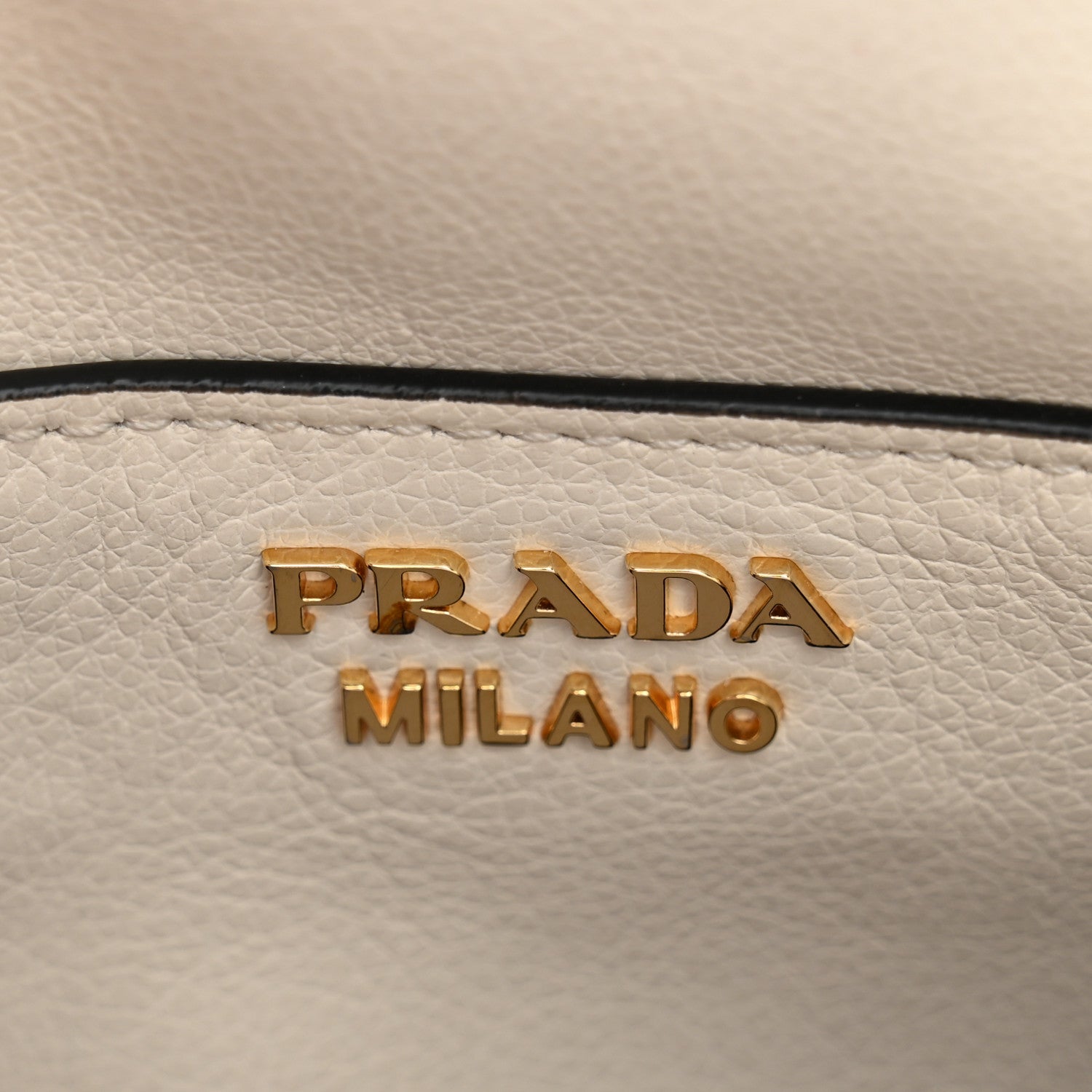 Prada Glace Calf Shoulder Bag White 6 of 11