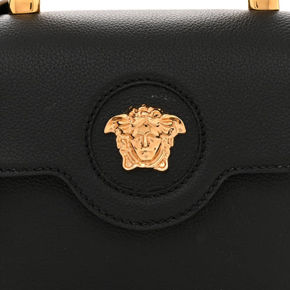 Versace Grained Calfskin Mini La Medusa Bag Black 7 of 9