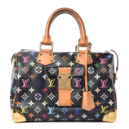 Louis Vuitton Monogram Multicolor Speedy 30 Black 1 of 16