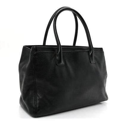 Chanel Calfskin Cerf Executive Shopper Tote Black 3 of 10