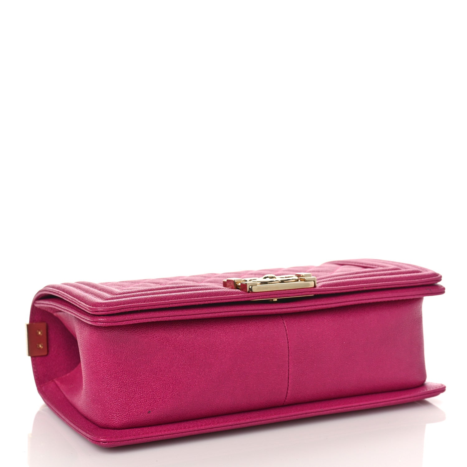 Chanel Caviar Quilted Medium Boy Flap Fuchsia 4 of 12