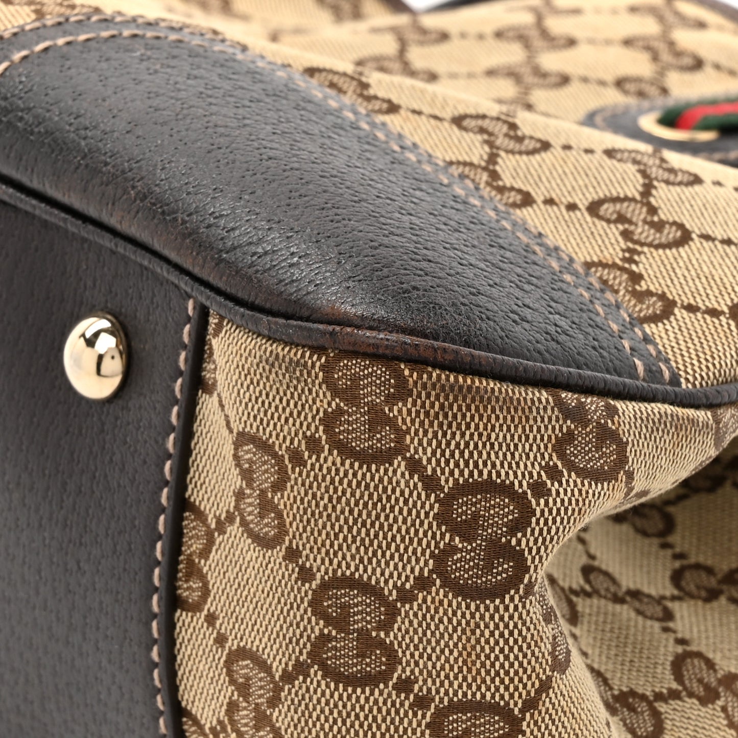 Monogram Medium Princy Tote Dark Brown