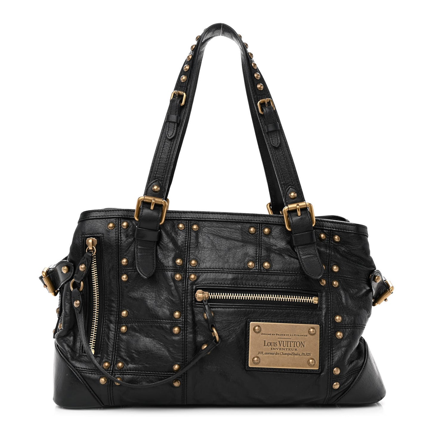 Lambskin Riveting Black