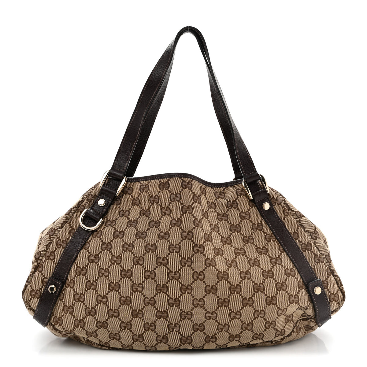 Gucci Monogram Medium Abbey Shoulder Bag Dark Brown 1 of 14