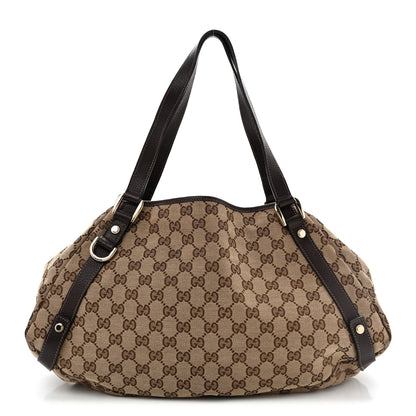 Gucci Monogram Medium Abbey Shoulder Bag Dark Brown 1 of 14